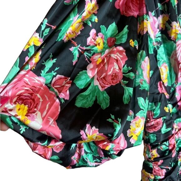 NWT For Love & Lemons 🍋 Jolie ruched mini dress size Small - Picture 10 of 11